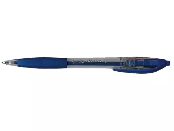 Een Balpen Bic Atlantis classic grip clic medium blauw valuepack 30+6 gratis koop je bij NiceSupplies.nl