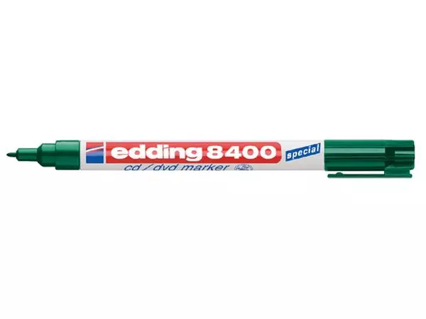 Een Cd marker edding 8400 rond 0.5-1.0mm assorti etui à 4 stuks koop je bij Buro De Peuter