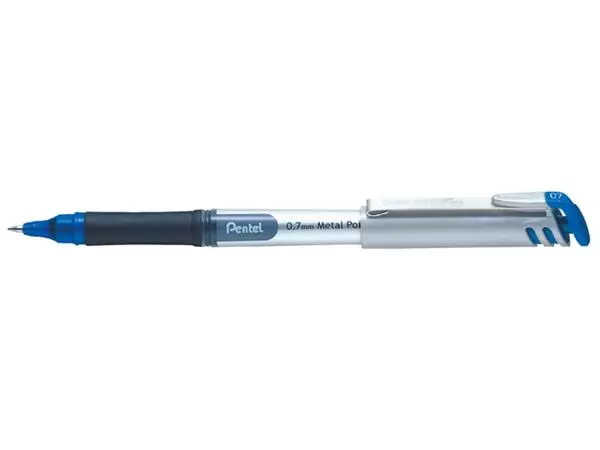 Een Rollerpen Pentel BL17 Energel medium blauw koop je bij NiceSupplies.nl