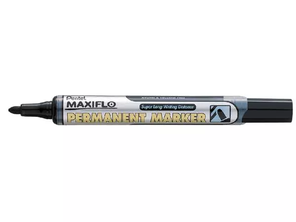 Een VILTSTIFT PENTEL NLF50 MAXIFLO ROND 1MM ZWART koop je bij Kantoorvakhandel van der Heijde