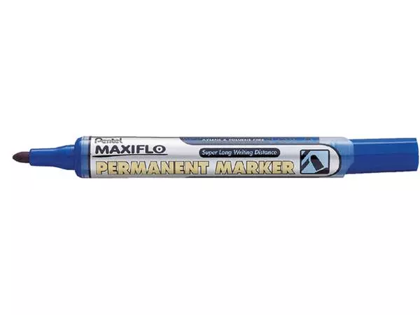 Een VILTSTIFT PENTEL NLF50 MAXIFLO ROND 1MM BLAUW koop je bij Kantoorvakhandel van der Heijde