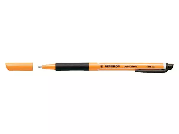 Een ROLLERPEN STABILO POINTVISCO 1099/46 F ZWART koop je bij Kantoorvakhandel van der Heijde