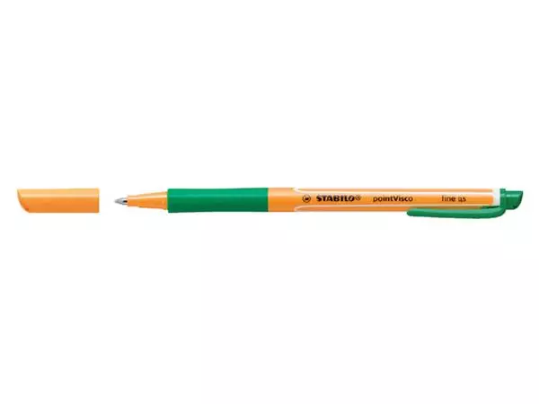 Een ROLLERPEN STABILO POINTVISCO 1099/36 F GROEN koop je bij Kantoorvakhandel van der Heijde