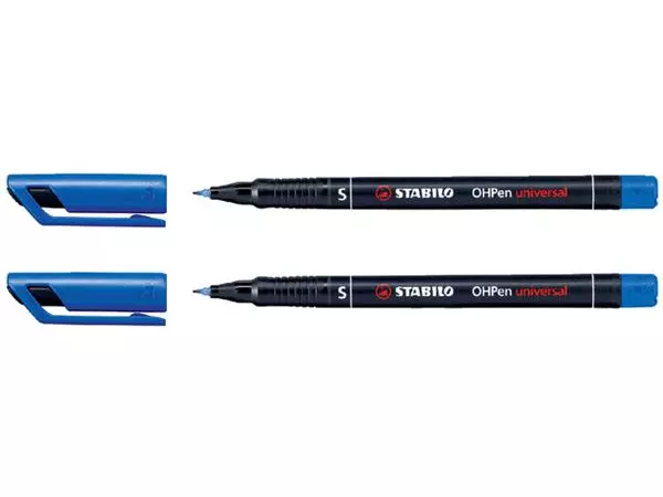 Een Viltstift STABILO OHpen 841/41 permanent rond superfijn blauw koop je bij NiceSupplies.nl