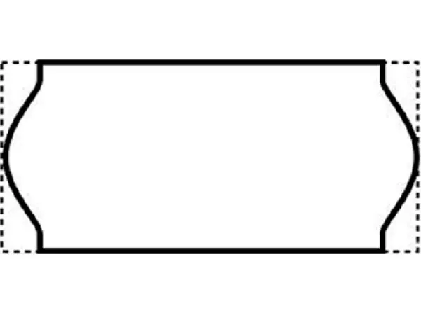 Een Prijsetiket 12x26mm Sato Samark permanent wit 1500 stuks koop je bij MegaOffice