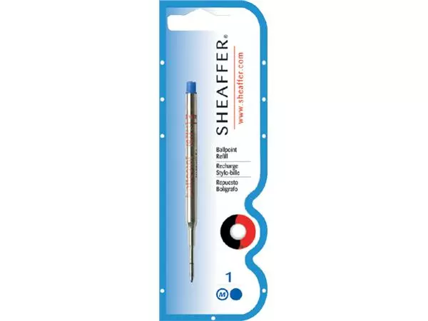 Een Balpenvulling Sheaffer medium blauw blister à 1 stuk koop je bij NiceSupplies.nl