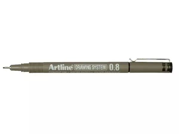 Een Fineliner Artline technisch 0.8mm zwart koop je bij Goedkope Kantoorbenodigdheden