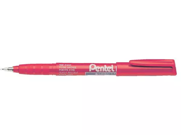 Een Fineliner Pentel NMF50 fijn rood koop je bij Kantoorvakhandel van der Heijde