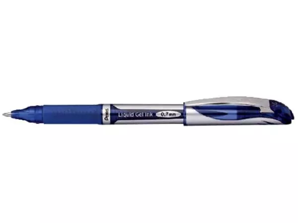 Een Rollerpen Pentel BL57 Energel medium blauw koop je bij EconOffice