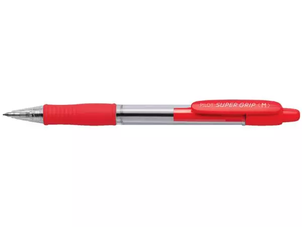 Een BALPEN PILOT SUPER GRIP M ROOD koop je bij Kantoorvakhandel van der Heijde