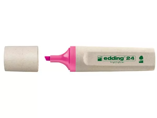 Een Markeerstift edding 24 Ecoline roze koop je bij NiceSupplies.nl