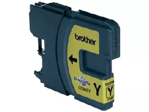 Een Inktcartridge Brother LC-980Y geel koop je bij NiceSupplies.nl