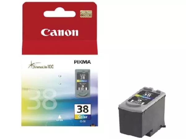 Een Inktcartridge Canon CL-38 kleur koop je bij Kantoorvakhandel van der Heijde