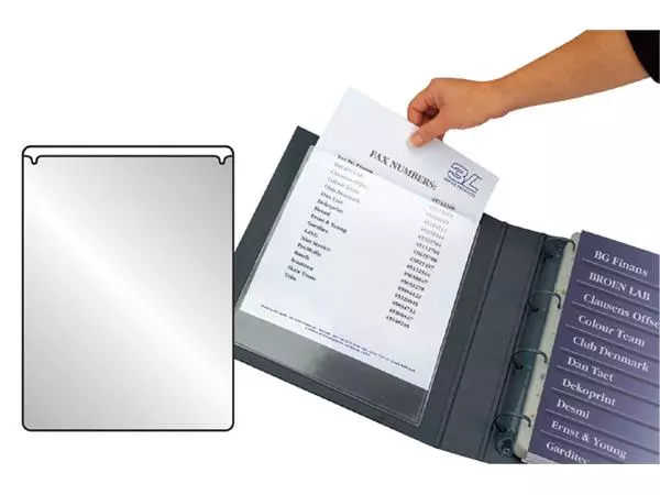 Een Insteektas Tarifold U-map 220x305mm zelfklevend PP transparant koop je bij EconOffice