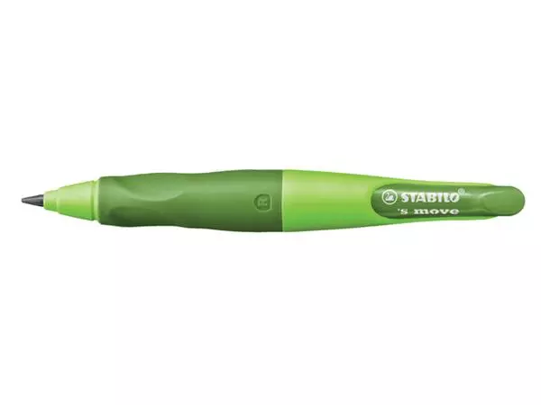 Een Vulpotlood STABILO Easyergo HB 3.15mm rechts groen/donkergroen incl puntenslijper blister à 1 stuk koop je bij NiceSupplies.nl