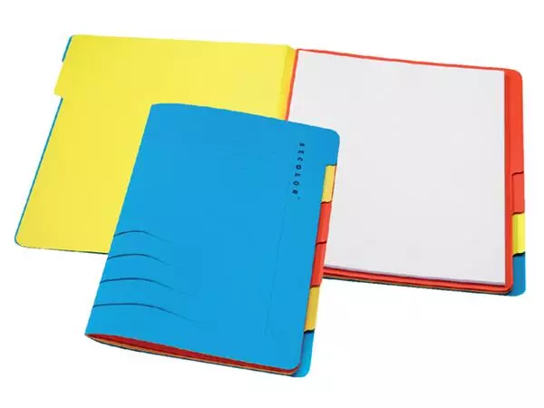 Een Sorteermap Secolor sixtab 6 tabbladen 270gr blauw koop je bij L&N Partners voor Partners B.V.