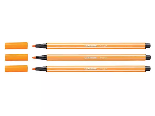 Een Viltstift STABILO Pen 68/54 medium oranje koop je bij NiceSupplies.nl