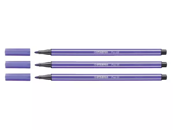 Een VILTSTIFT STABILO PEN 68/55 M PAARS koop je bij Kantoorvakhandel van der Heijde