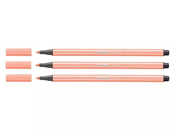 Een Viltstift STABILO Pen 68/26 medium apricot koop je bij Buro De Peuter