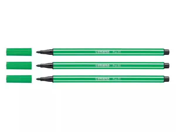 Een Viltstift STABILO Pen 68/36 medium smaragdgroen koop je bij Kantoorvakhandel van der Heijde