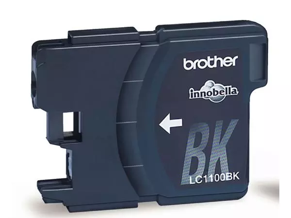 Een Inktcartridge Brother LC-1100BK2 zwart 2X koop je bij Kantoorvakhandel van der Heijde