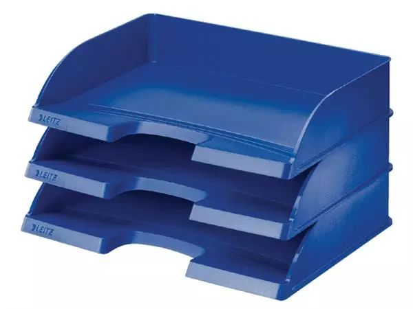 Een Brievenbak Leitz Plus A4 maxi dwars blauw koop je bij Goedkope Kantoorbenodigdheden