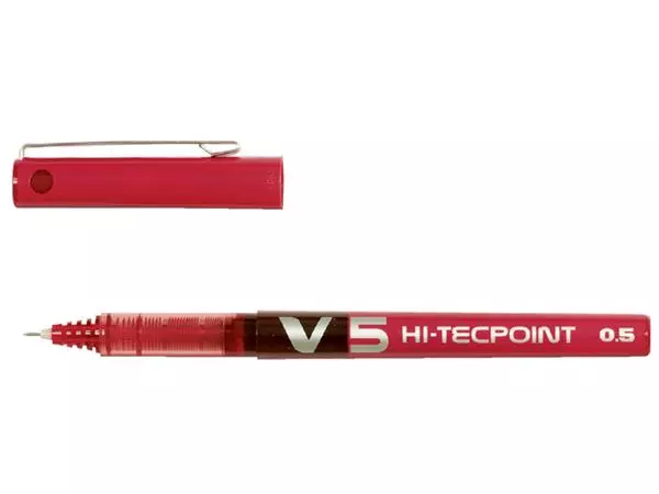 Een ROLLERPEN PILOT HI-TECPOINT BX-V5 F ROOD koop je bij Kantoorvakhandel van der Heijde