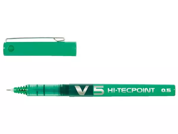 Een ROLLERPEN PILOT HI-TECPOINT BX-V5 F GROEN koop je bij Kantoorvakhandel van der Heijde