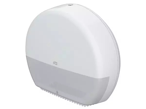 Een Toiletpapierdispenser Tork Jumbo T1 Elevation wit 554000 koop je bij Kantoorvakhandel van der Heijde