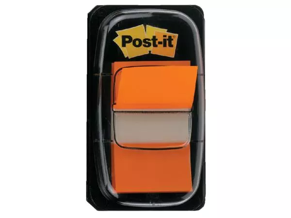 Een Indextabs Post-it 680 25.4x43.2mm oranje 50 tabs koop je bij NiceSupplies.nl