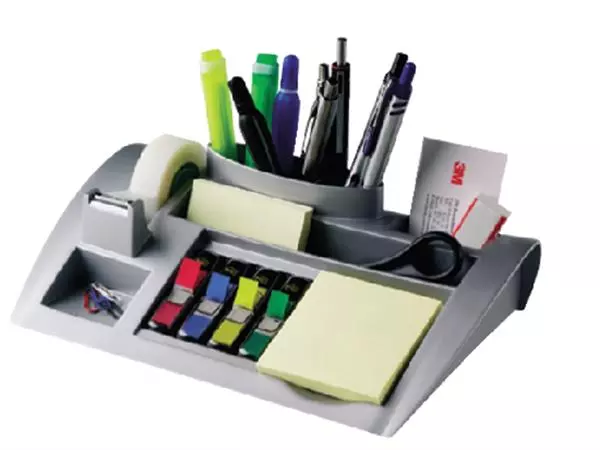 Een Bureau organiser 3M Post-it C50 zilvergrijs koop je bij Klik Office BV