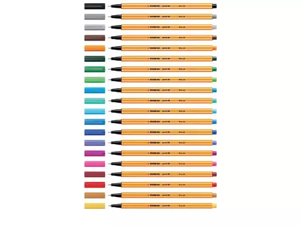 Een Fineliner STABILO point 88/53 fijn turquoisegroen koop je bij NiceSupplies.nl