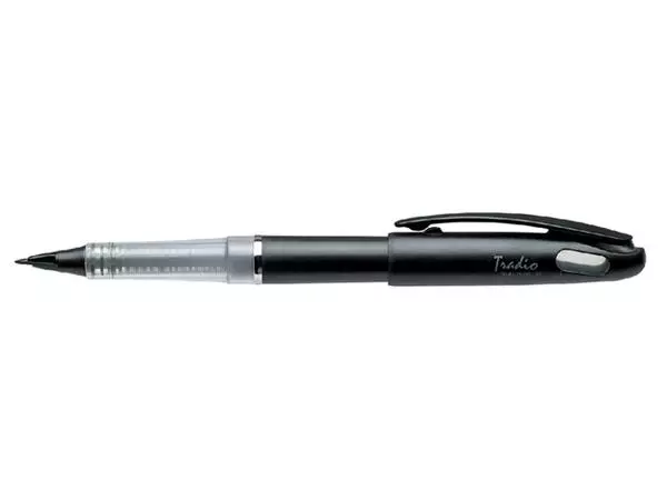 Een Fineliner Pentel TRJ50 Tradio met vulpenachtige punt fijn zwart koop je bij Unimark Office B.V.