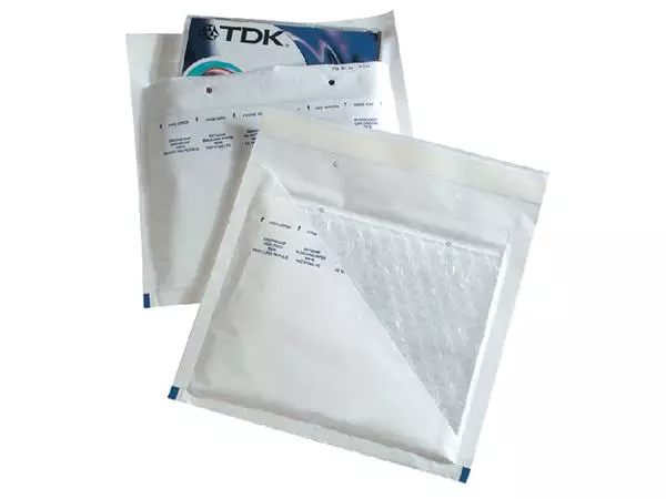 Een Envelop Jiffy luchtkussen tbv CD 202x175mm wit 100stuks koop je bij NiceSupplies.nl