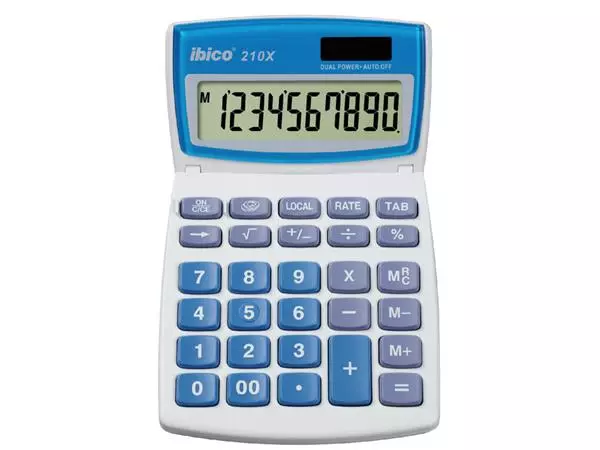 Een Rekenmachine Ibico 210X koop je bij EconOffice