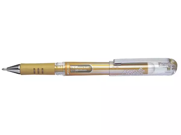 Een Gelschrijver Pentel K230M medium metallic goud koop je bij NiceSupplies.nl