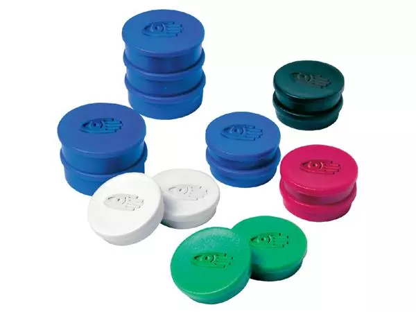 Een Magneet Legamaster 30mm 850gr groen 10 stuks koop je bij NiceSupplies.nl