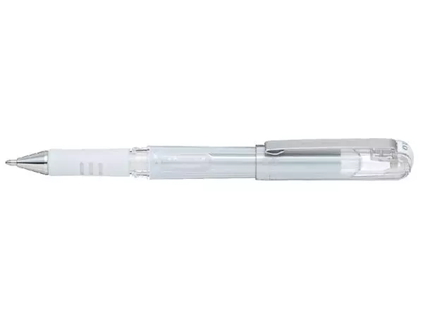 Een Gelschrijver Pentel K230M medium metallic wit koop je bij NiceSupplies.nl