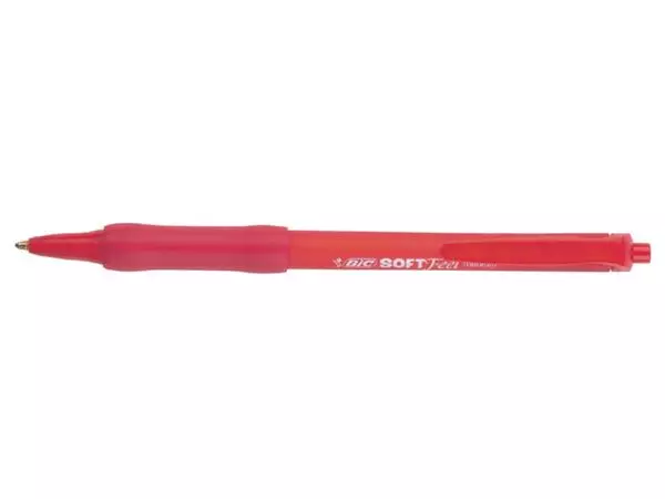 Een BALPEN BIC SOFT FEEL CLIC M ROOD koop je bij Kantoorvakhandel van der Heijde