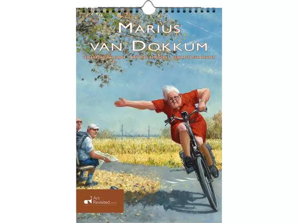 Een Verjaardagskalender Marius van Dokkum A4 Turbo koop je bij Totaal Kantoor Goeree