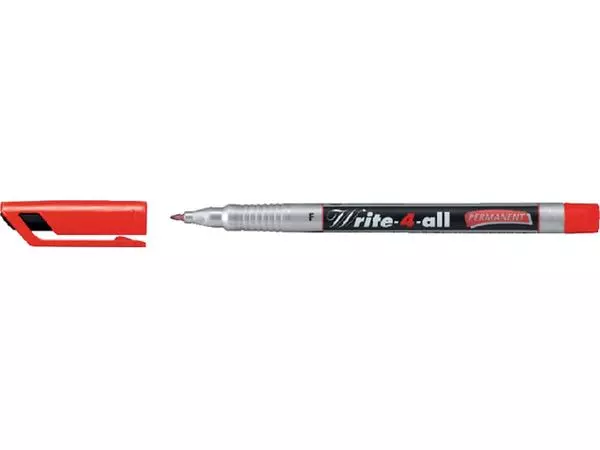 Een Viltstift STABILO Write-4-All 156/40 fijn rood koop je bij MV Kantoortechniek B.V.