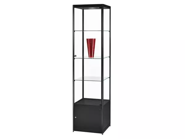 Een Vitrine SDB MPC-o-LED noir 500x500x2000mm koop je bij QuickOffice BV