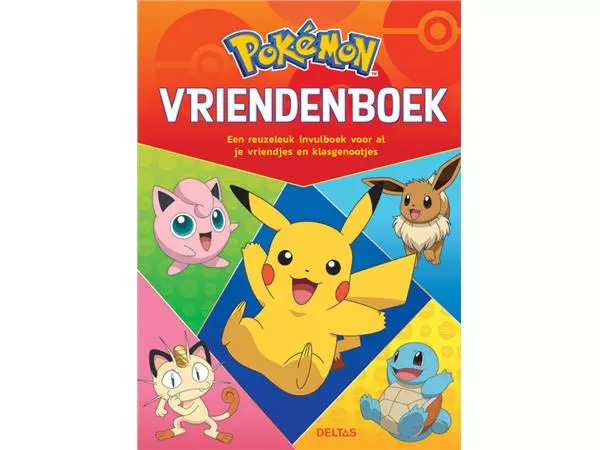 Een Vriendenboek Deltas Pokémon koop je bij Goedkope Kantoorbenodigdheden