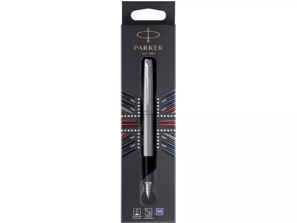 Een Vulpen Parker Jotter stainless Steel CT medium koop je bij Klik Office BV