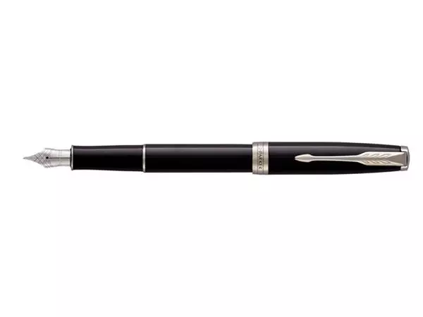 Een Vulpen Parker Sonnet black laquer CT fijn koop je bij L&N Partners voor Partners B.V.