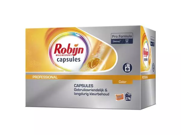 Een Wasmiddel Robijn Pro Formula capsules Color 46stuks koop je bij EconOffice