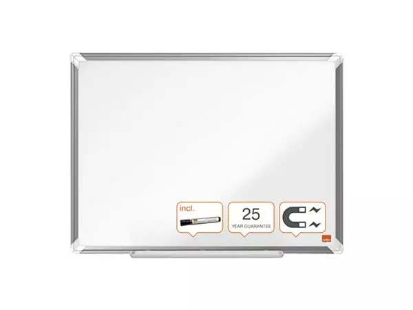 Een Whiteboard Nobo Premium Plus 45x60cm emaille koop je bij Goedkope Kantoorbenodigdheden