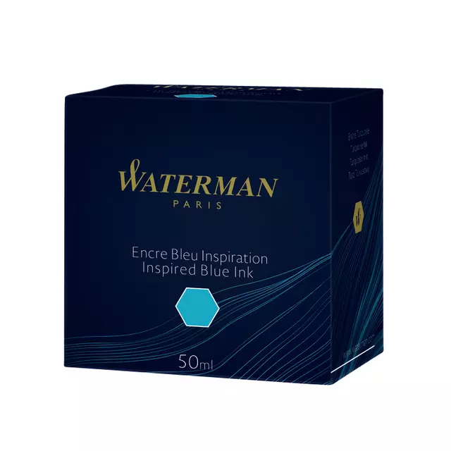 Een Vulpeninkt Waterman 50ml inspirerend blauw koop je bij L&N Partners voor Partners B.V.