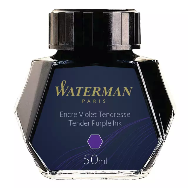 Een Vulpeninkt Waterman 50ml standaard paars koop je bij L&N Partners voor Partners B.V.