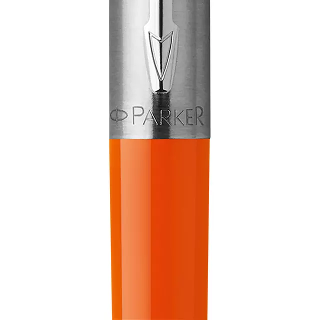 Een Balpen Parker Jotter Original orange CT medium blister à 1 stuk koop je bij MV Kantoortechniek B.V.